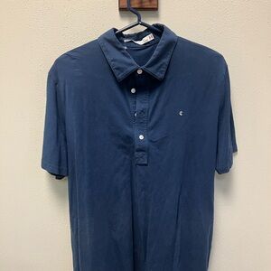 Men's navy Blue Criquet  Polo Shirt XL